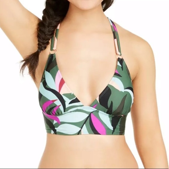 HULA Honey Hyper Tropics Bikini Swimsuit Top - Picture 5 of 9